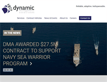 Tablet Screenshot of dynmgt.com